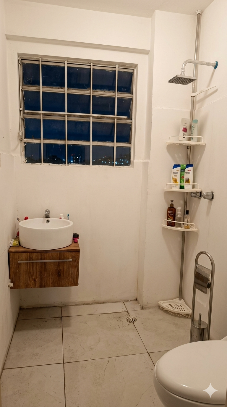 Foto mejorada baño a
