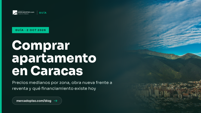 Comprar apartamento en Caracas: precios por zona 2026